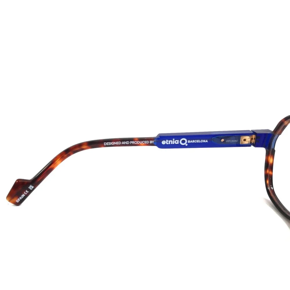 Etnia Barcelona Eyeglasses Frames CHROMA N42 HVBL Havana Blue Brown 52-19-140